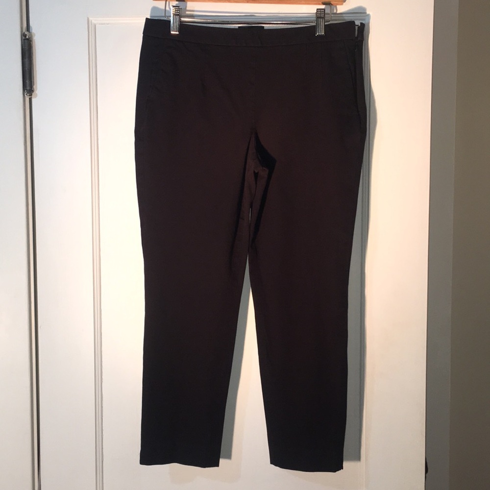J.Crew Martie cropped black pants SZ 8